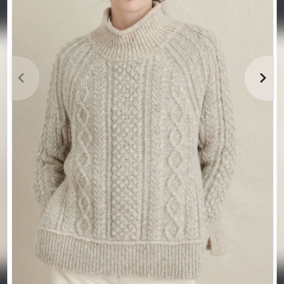 Alex Mill Sweaters - Alex Mill Camil Cable Sweater Driftwood